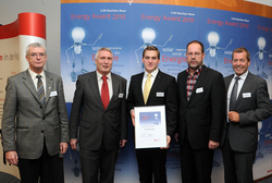 (v.l.) Johannes W&uuml;llner, stellvertr. B&uuml;rgermeister von Marsberg, Prof. Dr. Rainer Vahland,