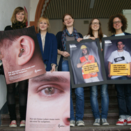 Projektteilnehmer pr&auml;sentieren Eregbnisse