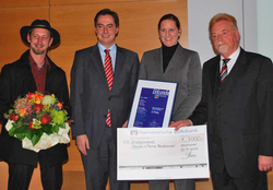 Hannes Neubauer, Ministerpr&auml;sident Davic McAllister, Fenna B. Neubauer, Klaus Steiner (Vorsitze